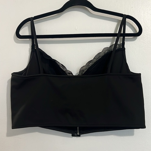 Fashion Nova Black Corset Top - Picture 7 of 8